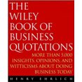 thumbnail image 2 of The Wiley Book Of Business Quotations, 2 of 2