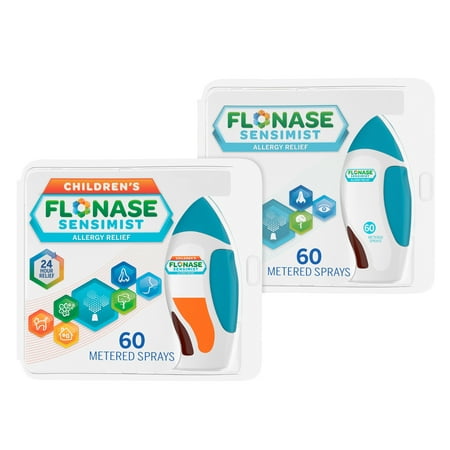 Flonase Sensimist Children s Allergy Relief Medicine  Allergy Medicine for Adults  Gentle Mist Bundle  120 Sprays  2 Pack