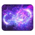 thumbnail image 2 of WIRESTER 8.66x7.08 in Rectangle Mouse Pad with Non-Slip Rubber Base for Computers, Laptop, Office & Home - Purple Stardust Boom, 2 of 5