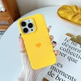 thumbnail image 6 of for iPhone 13 Pro Case for Women Girls Cute Design Soft Silicone Camera Protection Protective Lovely Heart Phone Case for iPhone 13 Pro 6.1" (Yellow Heart), 6 of 17