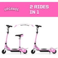 Maxtra E120 Folding Electric Scooter with Removable Seat for Kids Ages