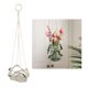 thumbnail image 4 of Soporte colgante de cuero creativo de suspensión Zulema Colgador de plantas, 4 of 8