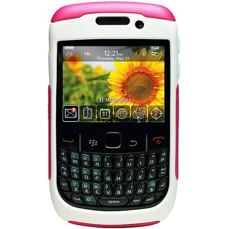 - OtterBox Commuter Case for BlackBerry Curve 8520, 8530, 9300 (White & Pink)