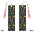 thumbnail image 2 of Kdxio Mardi Gras6 Print Metal Tassel Bookmarks,Perfect Gift for Art Lovers and Bookworms Metal Bookmarks for Women, 2 of 8