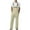 Khaki, variant on Men's Bib Overalls Adjustable Straps Straight Leg Jumpsuit Stylish Loose Casual Workwear With Multi Pockets (3XL, Green)