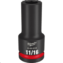 Milwaukee Tool SHOCKWAVE Impact Duty  3/4"Drive 11/16" Deep 6 Point Socket