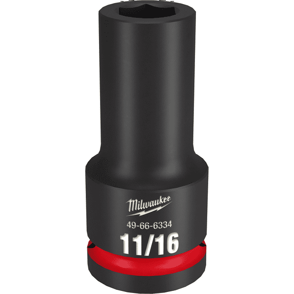 Milwaukee Tool SHOCKWAVE Impact Duty  3/4"Drive 11/16" Deep 6 Point Socket