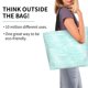 thumbnail image 2 of Balery Blue Bright Bolsa Tote Estilo Estético con Cremalleras, Bolsa de Hombro, Bolsa de Compras Grande y Plegable, 2 of 8