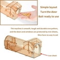 thumbnail image 4 of Mdesiwst Highly Sensitive Rat Trap Cage Eco-friendly Plastic Sturdy Construction Mouse Catcher Box for Household, 4 of 8
