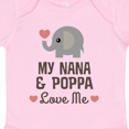 thumbnail image 3 of Inktastic Nana and Poppa Love Me Grandchild Elephant Boys or Girls Baby Bodysuit, 3 of 4