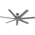 thumbnail image 1 of Ventilador de techo Hunter 51591 Downtown 72 in - Matte Silver Hunter Fan 51591, 1 of 4