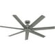 thumbnail image 1 of Ventilador de techo Hunter 51591 Downtown 72 in - Matte Silver Hunter Fan 51591, 1 of 4
