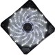 thumbnail image 4 of Inteprter 120mm LED Ultra silencioso computadora PC ventilador con cubierta 15 LEDs 12V Cpu disipador de calor enfriador ventilador de Juegos de teclado y mouse para computadora blanco 12cm, 4 of 6