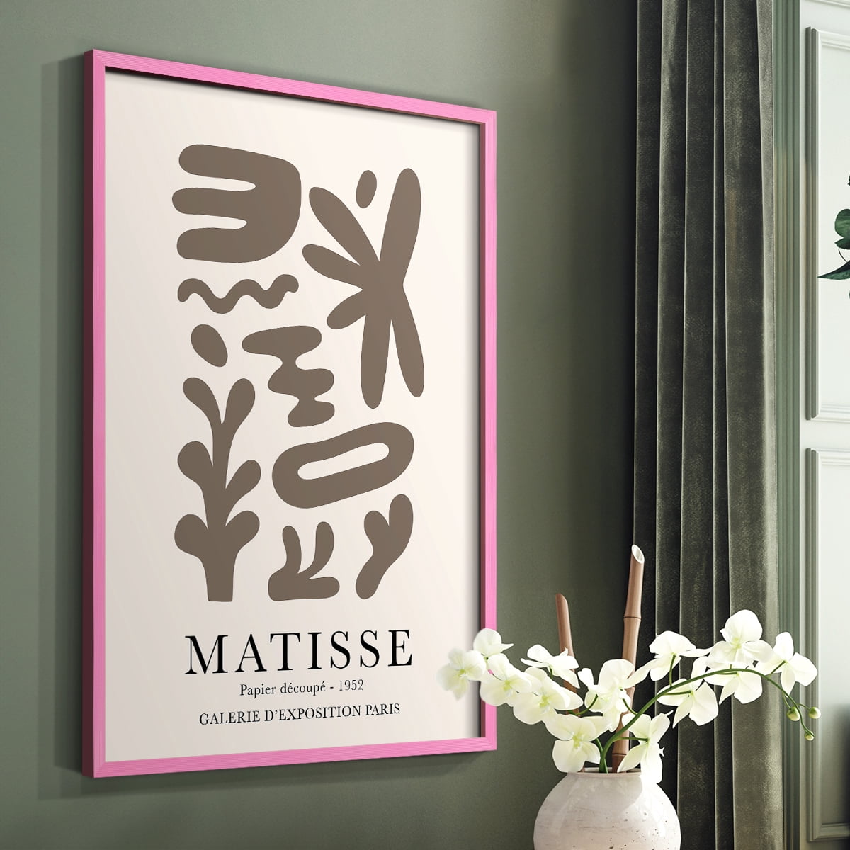 Matisse CCXXVII in Solid Wood 11 x 14 Framed Print