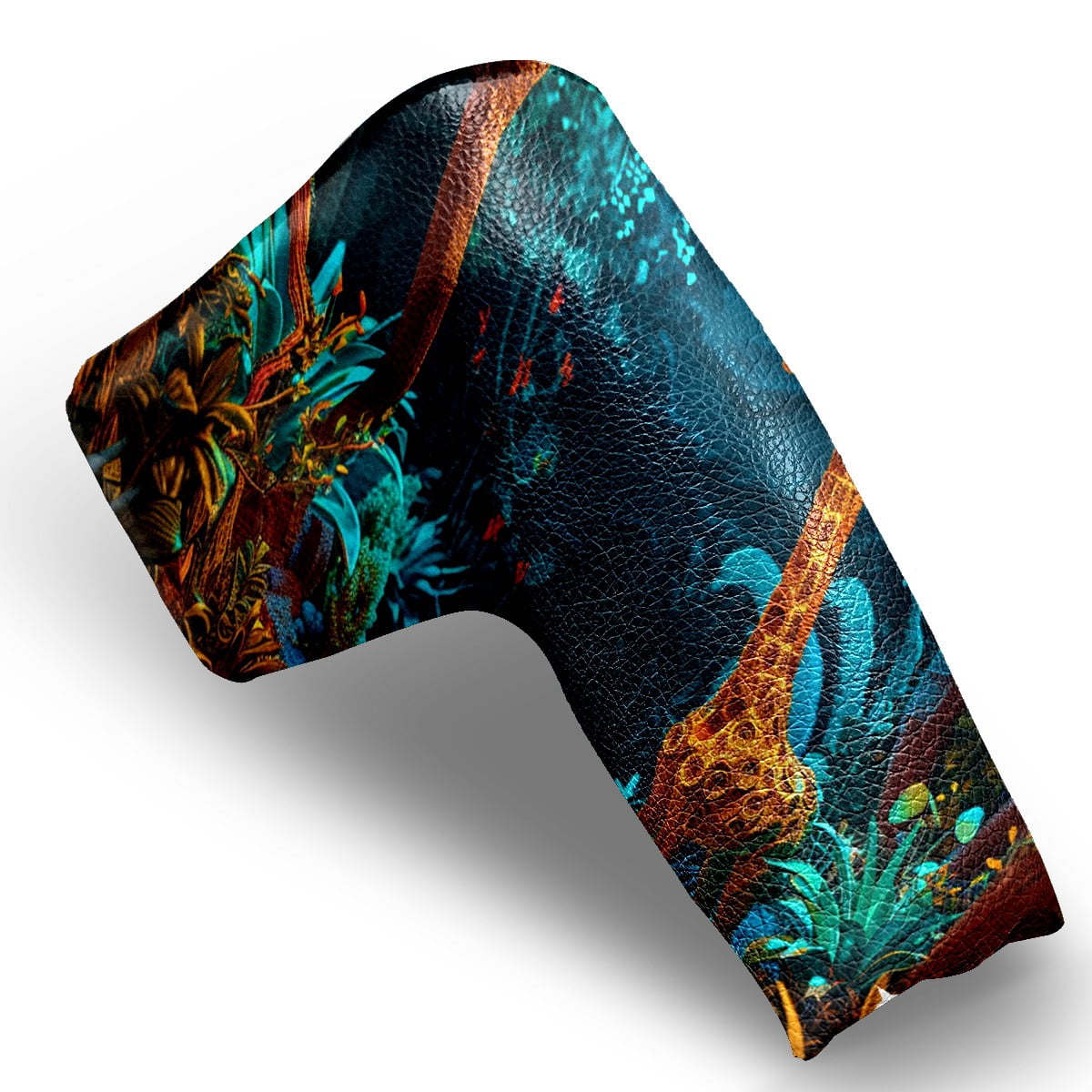Golf Club Head Cover | Leather Golf Club Putte Headcover , Waterproof Golf Club Head Cover Set Driver Headcovers for Golf Clubs Men Women Giraffe