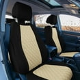 thumbnail image 4 of For 2017-2022 Honda CR-V LX | EX | EX-L FH Group Neoprene Custom Fit Car Seat Covers Water Resistant Front Set - Beige, 4 of 6