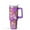 Purple, variant on 40 oz Halloween Gothic Witch Bat Tumbler Insulated Stainless Tumbler, Spooky Pumpkin Coffee Cup Water Bottle, Holiday Gift