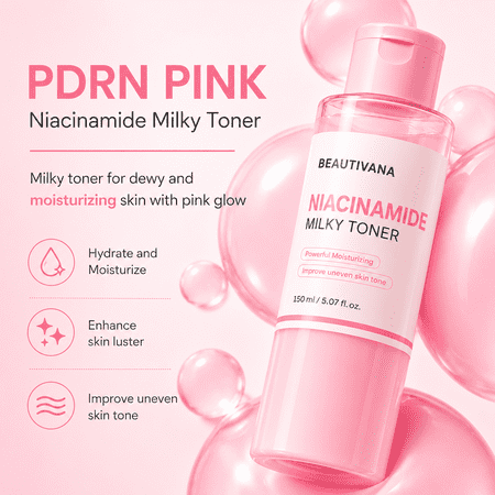 PDRN Pink Milky Hydrating Toner