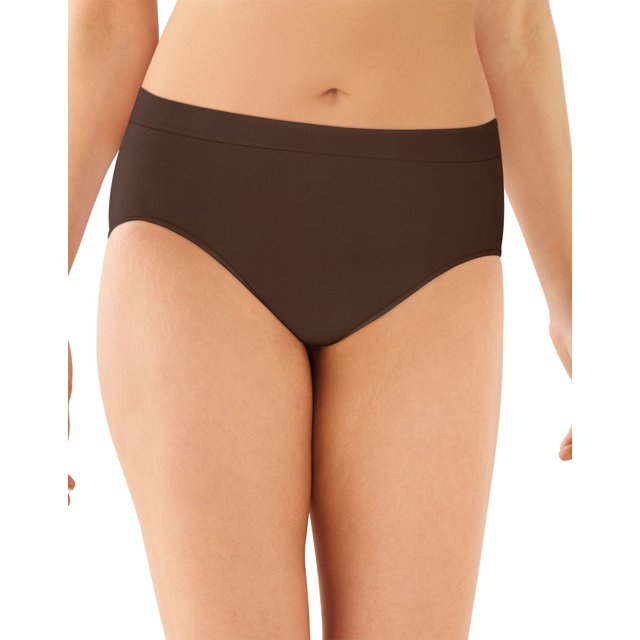 Bali Womens One Smooth U All-Around Smoothing Hi-Cut Panty, 6, Warm Cocoa Brown