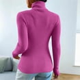 thumbnail image 5 of Turtleneck Sweater for Women Long Sleeve Slim Fit Lightweight Base Layer Knit Tops, XL, 5 of 6