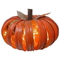thumbnail image 1 of Adornos de calabaza brillantes con luz LED de Halloween a pilas. Manualidades., 1 of 5