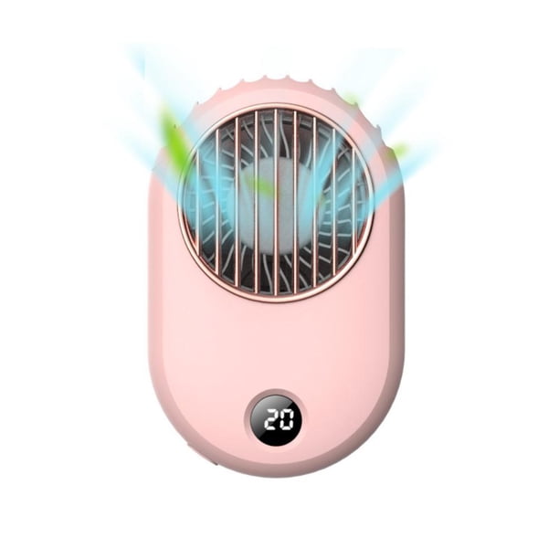 Ventilador De Cintura Manos Libres Mini Ventilador De Cuello Personal Ventilador De Cintura Colgante Duradero Portátil Para Conducir Cocinar Sweethay OD015563-03