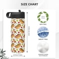 thumbnail image 4 of Pofeuu Hot Dog 7 Print 18oz Sports Insulated Kettle, Sports Bottle Water Bottles For Men Women For Gym Hiking Camping Running Mountain Bike Outdoor Sports, 4 of 8