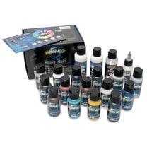 Iwata Medea NuWorlds Airbrush Paints - Heavy Metal, Set of 19
