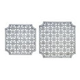 thumbnail image 5 of HomeRoots 516351 27.25 x 1 x 27.25 in. Grey Solid Wood Wall Decor - Set of 2, 5 of 5