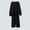 Black, variant on Sentmoon Trendy Outfits for Women 2025 Womens Blouses and High Waisted Dress Pants Oversized Long Sleeve V Neck Women's Travel Outfits Relaxed Solid Color Tshirts for City Sightseeing in Fall