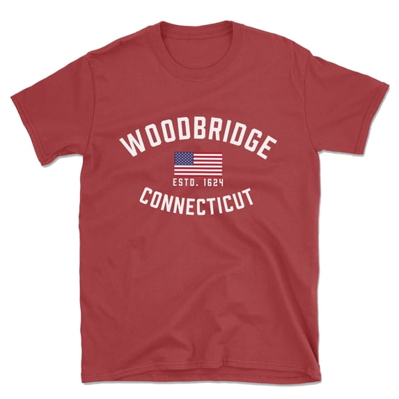 Woodbridge Connecticut Patriot Men's Cotton T-Shirt