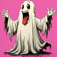 thumbnail image 2 of CafePress - Ghost With A Funny Face - Women's Novelty Briefs, Size S-XL, 2 of 4