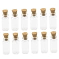 thumbnail image 5 of HEMOTON 100pcs 0.5ml Transparent Glass Wishing Bottles Cork Drift Bottles Glass Jars, 5 of 8