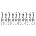 thumbnail image 2 of 10pcs Swivels Cola Aleación de Cobre Sedal para Cebo Suave Cebo Duro Gancho Plomado Lentejuelas Varios Tamaños 1-0, 2 of 8
