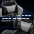 thumbnail image 5 of Lacoo High Back Gaming Chair Ergonomic Gaming Computer Chair,Gray, 5 of 7