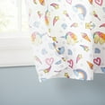 thumbnail image 5 of Estate View™ Kids' Room Darkening Grommet Top Unicorn Magic Glow in the Dark Curtain Panel Pair, 38"x96", White/Multi, 5 of 9