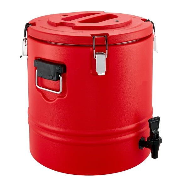KFFKFF Insulated Beverage Dispenser, 8 Gal/30.3L Thermal Hot and Cold Drink Container with Spigot, Food-Grade Cooler Jug with Stainless Steel Interior, Ideal for Tea, Coffee, Catering