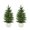 4ft, variant on Panapinka Set of 2 Artificial Cedar Trees, Realistic Evergreen Faux Plants in Modern White Pots, UV Protected, Low Maintenance Greenery for Home, Entryway, or Office Decor, Decorative Potted Tree