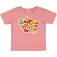 thumbnail image 3 of Inktastic Fiesta with Sombrero Taco Cactus Lime Red Pepper and Guitar in Background Boys or Girls Baby T-Shirt, 3 of 5