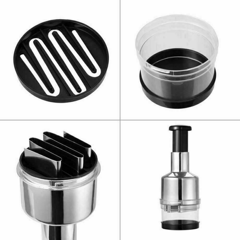 LELINTA Stainless Steel Chopper Vegetable Cutter Onion Cutting Tool Multifunctional Kitchen Garlic Press for Vegetables and Fruits