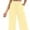 Khaki, variant on High Waisted Nine Point Cropped Wide Leg Pants For Women Casual Solid Color Fashion Fit