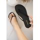 thumbnail image 5 of Sandalias tipo flip flop Project Cloud con espuma viscoelástica, veganas, negras, talla 5.5, 5 of 6