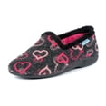thumbnail image 6 of Lunar Womens Jolly Hearts Slippers, 6 of 6