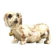 thumbnail image 5 of Estatua de perro de poliresina, figura decorativa de escritorio, figuras en miniatura de perro salchicha Amarillo, 5 of 9