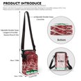 thumbnail image 6 of HELLHERO Line Christmas Tree Shoulder Bag, Women Adjustable Shoulder Strap, Travel, Outdoor and Daily Use Polyester 4.33"x1.97"x7.09", 6 of 7