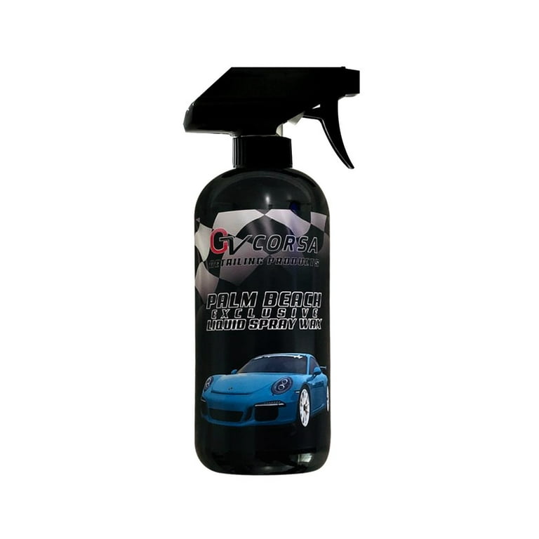 GV Aerosol Spray Wax Polish Gloss Detailer, Car Wax Carnauba Wax