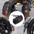thumbnail image 4 of Garde-boue Arrière de Moto, Garde-Éclaboussures en Aluminium Antirouille Haute Résistance avec Réflecteur pour Modification, 4 of 7