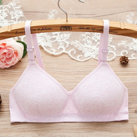 

Women 3/4 Cup Thin Underwear Plus Size Wireless Sports Bra Lace Bra Breast Cover Cup Vest Bras