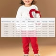 thumbnail image 3 of BLVB Toddler Little Girls Valentines Day Outfits Heart Graphic Sweatshirt Long Pants Set 2PCS Sweatsuit Tops Clothes 2-8T, 3 of 7