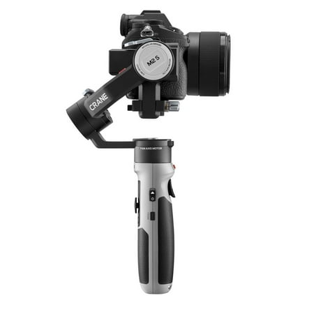 Zhiyun - Crane-M2 S 3-Axis Gimbal Stabilizer for Smartphones, Action, or Mirrorless Cameras with Detachable Tri-pod Stand - Gray